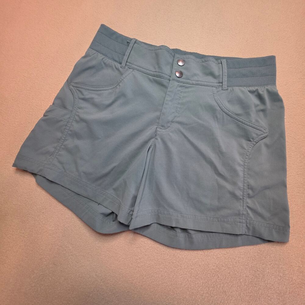 Title Nine Recycled Clamber 2.0 Hiking Shorts Green Sz 8 (5" Inseam)